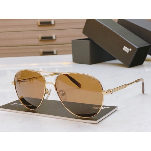 Montblanc AAA Quality Sunglasses #1161660 $52.00 USD, Wholesale Replica Montblanc AAA Quality Sunglasses