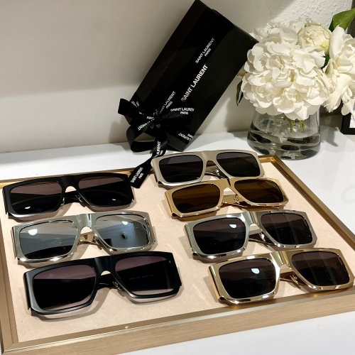Replica Yves Saint Laurent YSL AAA Quality Sunglasses #1161666 $64.00 USD for Wholesale