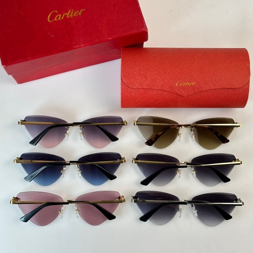Replica Cartier AAA Quality Sunglassess #1161709 $60.00 USD for Wholesale