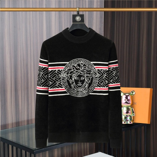 Versace Sweaters Long Sleeved For Men #1161885 $48.00 USD, Wholesale Replica Versace Sweaters