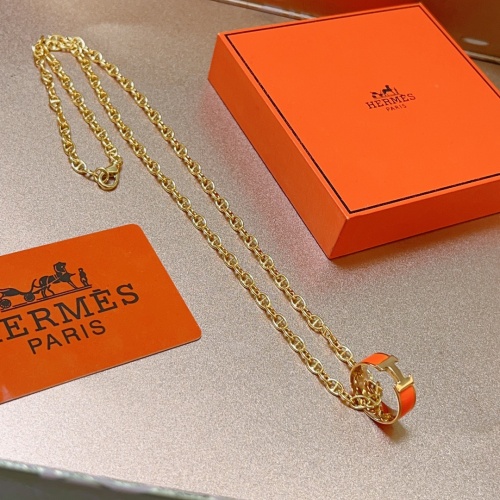 Hermes Necklaces #1161913 $42.00 USD, Wholesale Replica Hermes Necklaces