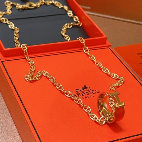 Replica Hermes Necklaces #1161913 $42.00 USD for Wholesale