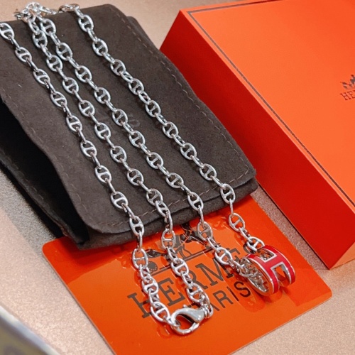 Replica Hermes Necklaces #1161915 $42.00 USD for Wholesale