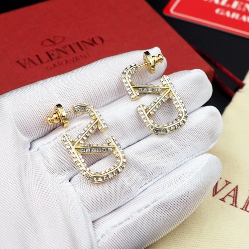 Replica Valentino Earrings For Women #1161961 $29.00 USD for Wholesale