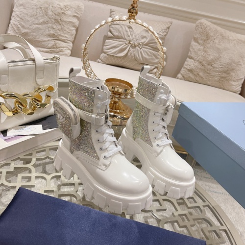 Replica Prada Boots For Women #1162208 $145.00 USD for Wholesale