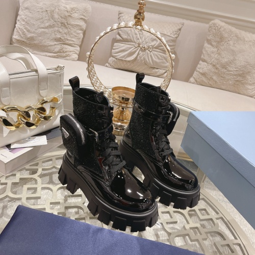 Replica Prada Boots For Women #1162210 $145.00 USD for Wholesale