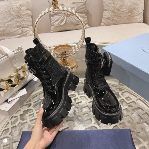 Replica Prada Boots For Women #1162210 $145.00 USD for Wholesale