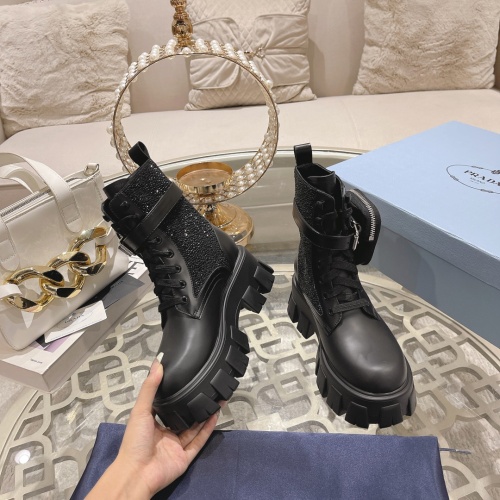 Replica Prada Boots For Women #1162212 $145.00 USD for Wholesale