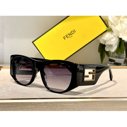 Fendi AAA Quality Sunglasses #1162273 $64.00 USD, Wholesale Replica Fendi AAA Quality Sunglasses