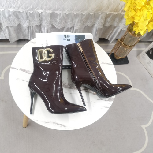 Dolce &amp; Gabbana D&amp;G Boots For Women #1162375 $158.00 USD, Wholesale Replica Dolce &amp; Gabbana D&amp;G Boots