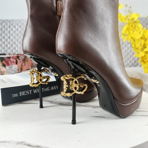 Replica Dolce & Gabbana D&G Boots For Women #1162377 $170.00 USD for Wholesale