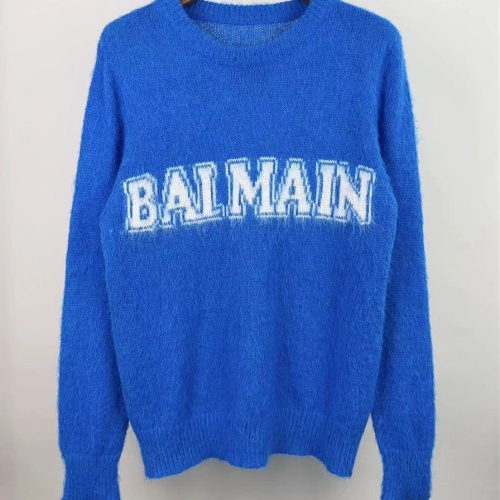 Balmain Sweaters Long Sleeved For Unisex #1162406 $48.00 USD, Wholesale Replica Balmain Sweaters