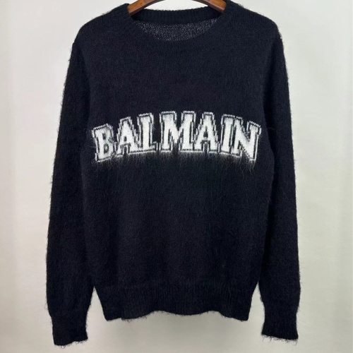 Balmain Sweaters Long Sleeved For Unisex #1162412 $48.00 USD, Wholesale Replica Balmain Sweaters
