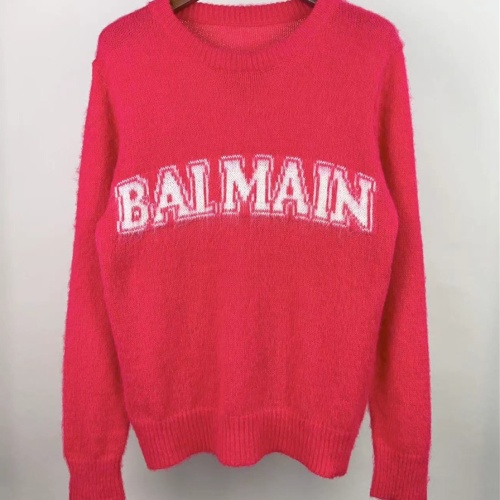 Balmain Sweaters Long Sleeved For Unisex #1162414 $48.00 USD, Wholesale Replica Balmain Sweaters