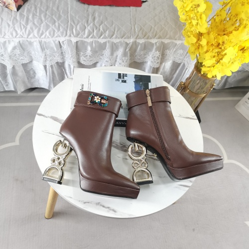 Replica Dolce & Gabbana D&G Boots For Women #1162512 $175.00 USD for Wholesale