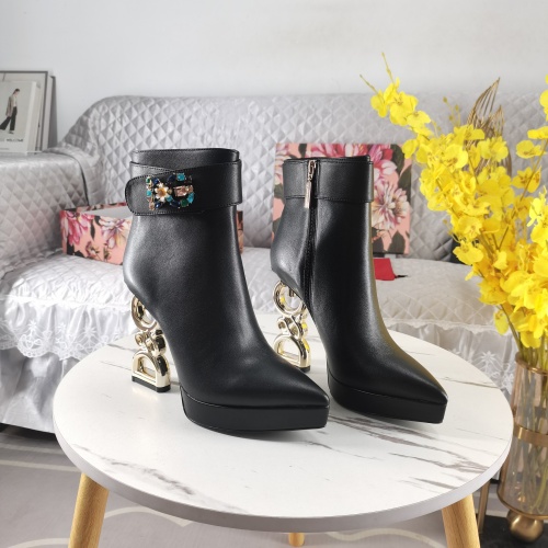 Dolce &amp; Gabbana D&amp;G Boots For Women #1162513 $175.00 USD, Wholesale Replica Dolce &amp; Gabbana D&amp;G Boots