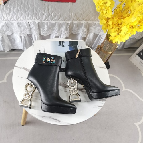 Replica Dolce & Gabbana D&G Boots For Women #1162513 $175.00 USD for Wholesale