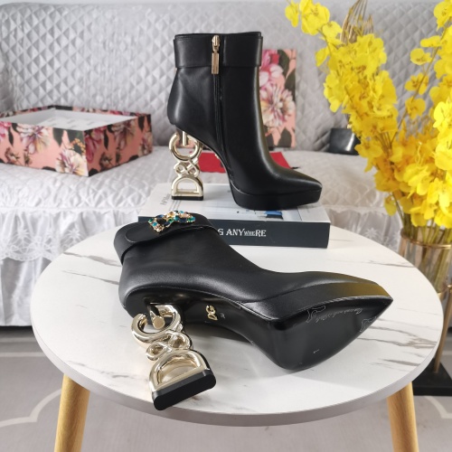 Replica Dolce & Gabbana D&G Boots For Women #1162513 $175.00 USD for Wholesale