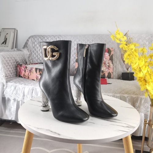 Dolce &amp; Gabbana D&amp;G Boots For Women #1162515 $172.00 USD, Wholesale Replica Dolce &amp; Gabbana D&amp;G Boots