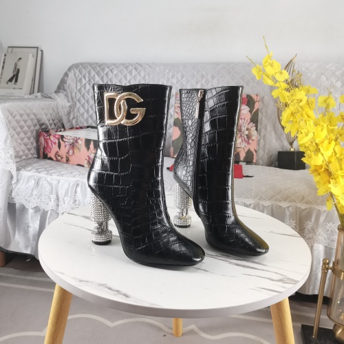 Dolce &amp; Gabbana D&amp;G Boots For Women #1162517 $172.00 USD, Wholesale Replica Dolce &amp; Gabbana D&amp;G Boots