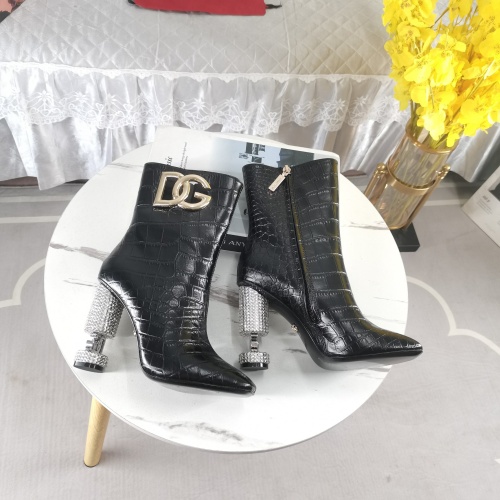 Replica Dolce & Gabbana D&G Boots For Women #1162517 $172.00 USD for Wholesale
