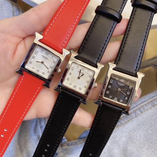 Replica Hermes Watches For Women #1162811 $25.00 USD for Wholesale