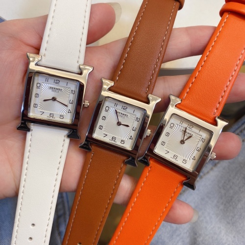 Replica Hermes Watches For Women #1162814 $25.00 USD for Wholesale