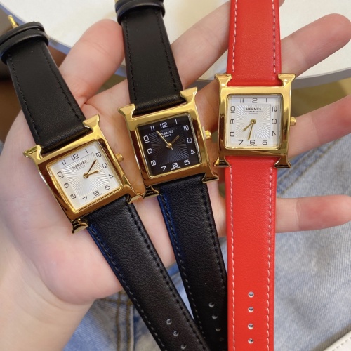 Replica Hermes Watches For Women #1162817 $25.00 USD for Wholesale
