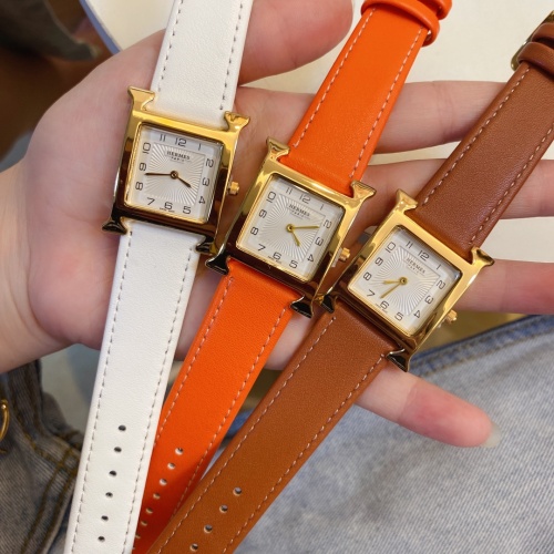 Replica Hermes Watches For Women #1162820 $25.00 USD for Wholesale