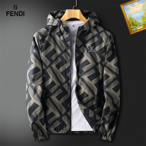 Fendi Jackets Long Sleeved For Men #1162881 $60.00 USD, Wholesale Replica Fendi Jackets