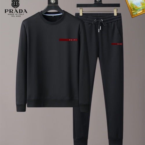 Prada Tracksuits Long Sleeved For Men #1162987 $64.00 USD, Wholesale Replica Prada Tracksuits