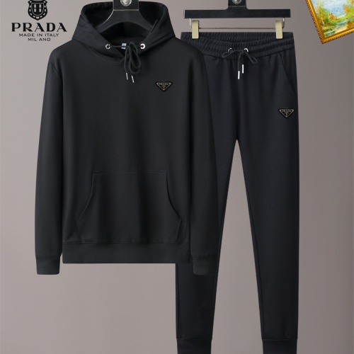 Prada Tracksuits Long Sleeved For Men #1163003 $64.00 USD, Wholesale Replica Prada Tracksuits
