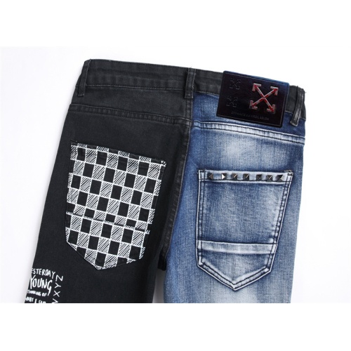 Replica Off-White Jeans For Men #1163013 $48.00 USD for Wholesale
