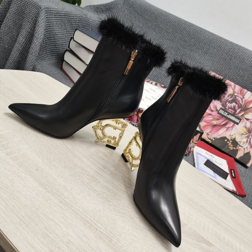 Replica Dolce & Gabbana D&G Boots For Women #1163072 $175.00 USD for Wholesale