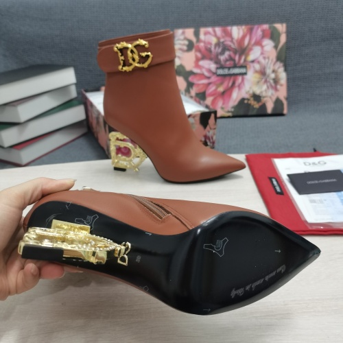 Replica Dolce & Gabbana D&G Boots For Women #1163107 $172.00 USD for Wholesale