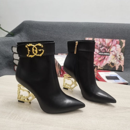 Dolce &amp; Gabbana D&amp;G Boots For Women #1163108 $172.00 USD, Wholesale Replica Dolce &amp; Gabbana D&amp;G Boots