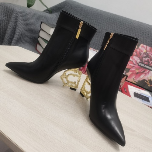 Replica Dolce & Gabbana D&G Boots For Women #1163108 $172.00 USD for Wholesale