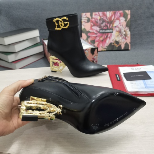 Replica Dolce & Gabbana D&G Boots For Women #1163108 $172.00 USD for Wholesale