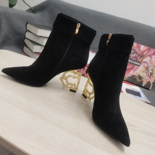 Replica Dolce & Gabbana D&G Boots For Women #1163109 $172.00 USD for Wholesale
