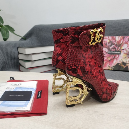 Replica Dolce & Gabbana D&G Boots For Women #1163111 $172.00 USD for Wholesale