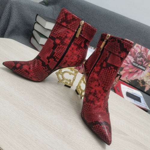Replica Dolce & Gabbana D&G Boots For Women #1163111 $172.00 USD for Wholesale