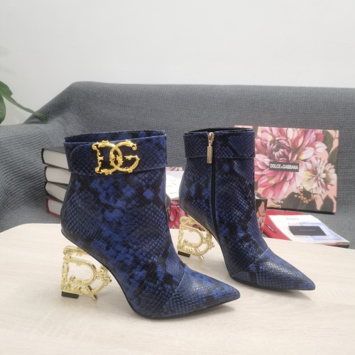 Dolce &amp; Gabbana D&amp;G Boots For Women #1163112 $172.00 USD, Wholesale Replica Dolce &amp; Gabbana D&amp;G Boots
