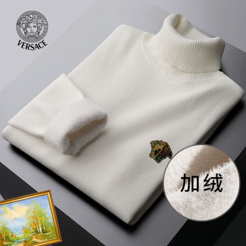 Versace Sweaters Long Sleeved For Men #1163153 $48.00 USD, Wholesale Replica Versace Sweaters