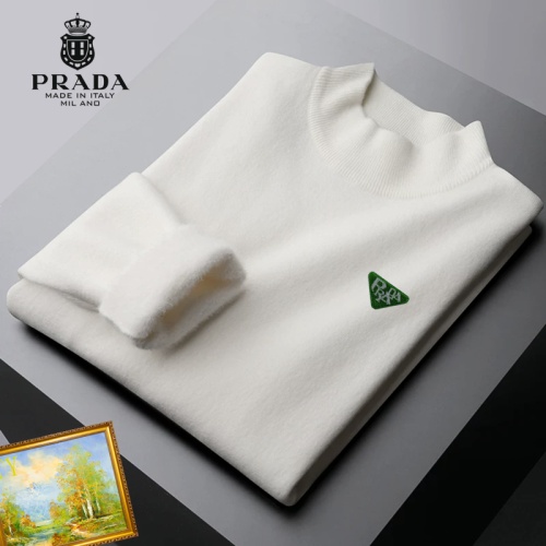 Prada Sweater Long Sleeved For Men #1163169 $48.00 USD, Wholesale Replica Prada Sweater