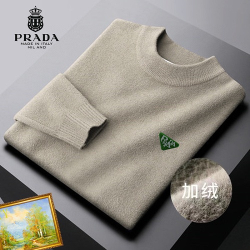 Prada Sweater Long Sleeved For Men #1163170 $48.00 USD, Wholesale Replica Prada Sweater