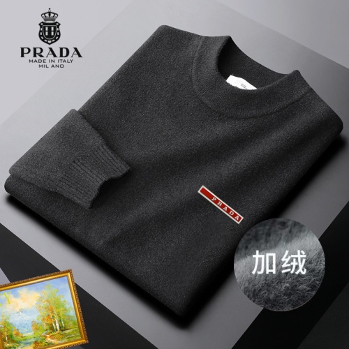 Prada Sweater Long Sleeved For Men #1163174 $48.00 USD, Wholesale Replica Prada Sweater