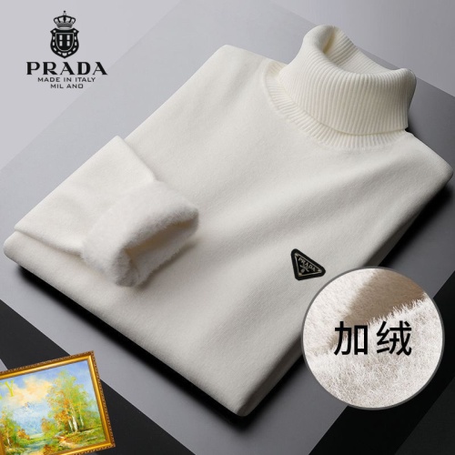 Prada Sweater Long Sleeved For Men #1163179 $48.00 USD, Wholesale Replica Prada Sweater