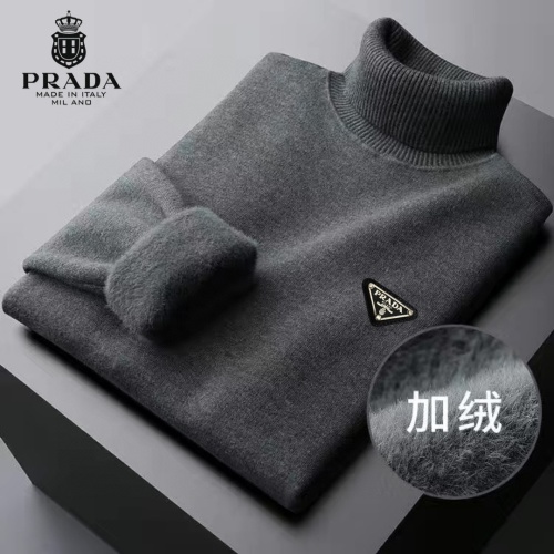 Prada Sweater Long Sleeved For Men #1163181 $48.00 USD, Wholesale Replica Prada Sweater