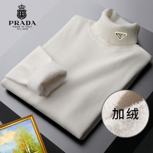 Prada Sweater Long Sleeved For Men #1163183 $48.00 USD, Wholesale Replica Prada Sweater