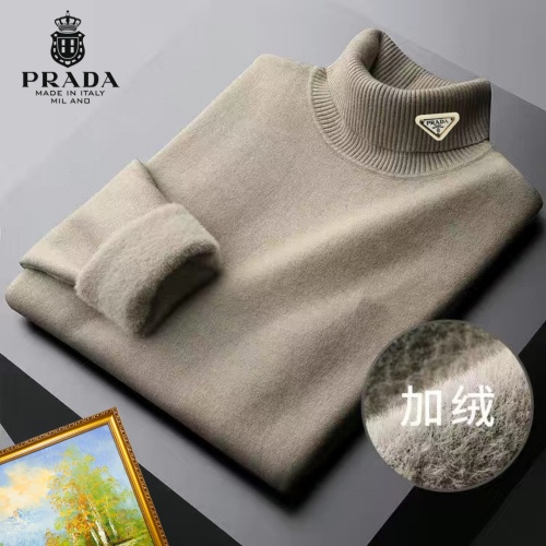 Prada Sweater Long Sleeved For Men #1163184 $48.00 USD, Wholesale Replica Prada Sweater